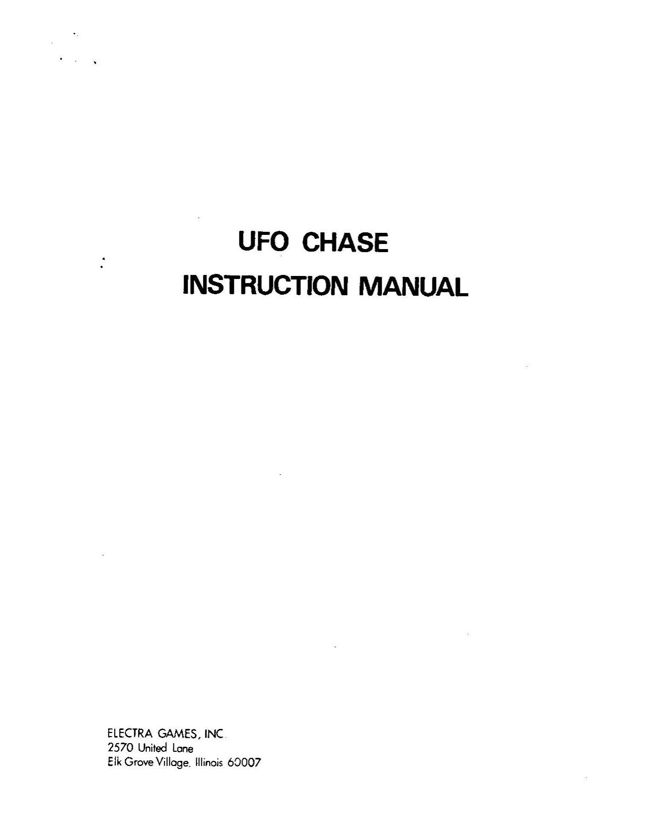 UFO Chase (Instruction) (U)
