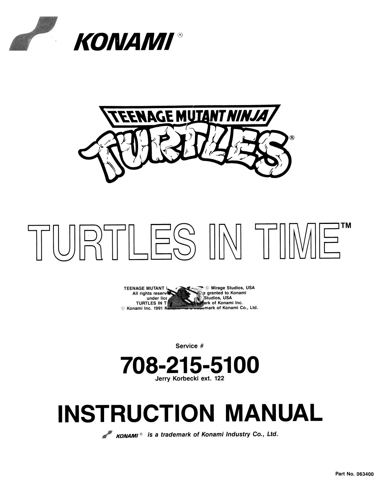 TurtlesinTime Manual